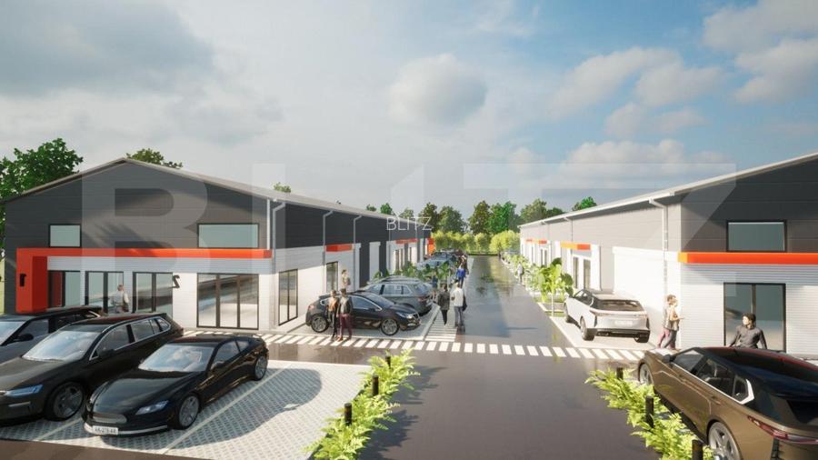 Hale noi pe parter sau P + 1, 1.755 mp utili, teren 4.000 mp, zona Ghercesti - 15