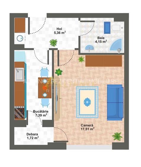 Garsoniera 36 mp, acces rapid la metrou Aparatorii Patriei - 2