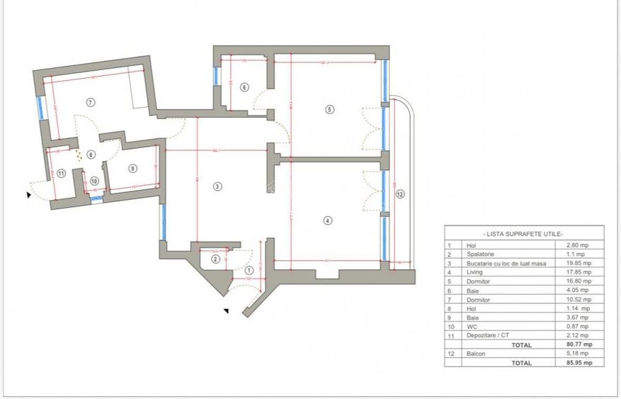 Apartament Contemporan "Prêt-à-Porter" in Imobil Istoric, Arh. I.D. Enescu - 13