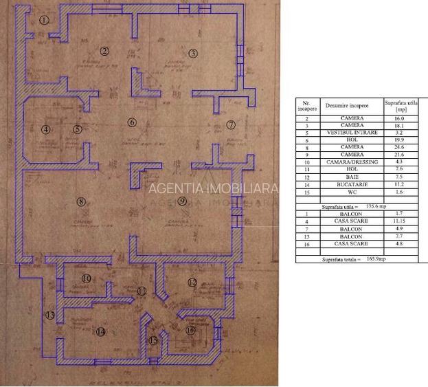 5 camere si 3 balcoane I Calea Dorobanti – 170 mp de stil - 15