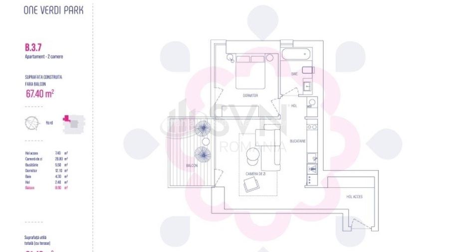 REA1016401 Apartament superb 2 camere Floreasca - 12