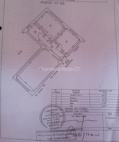 Apartament 2 camere -  58 mp, Palazu Mare, parter - ideal spatiu comercial - 11