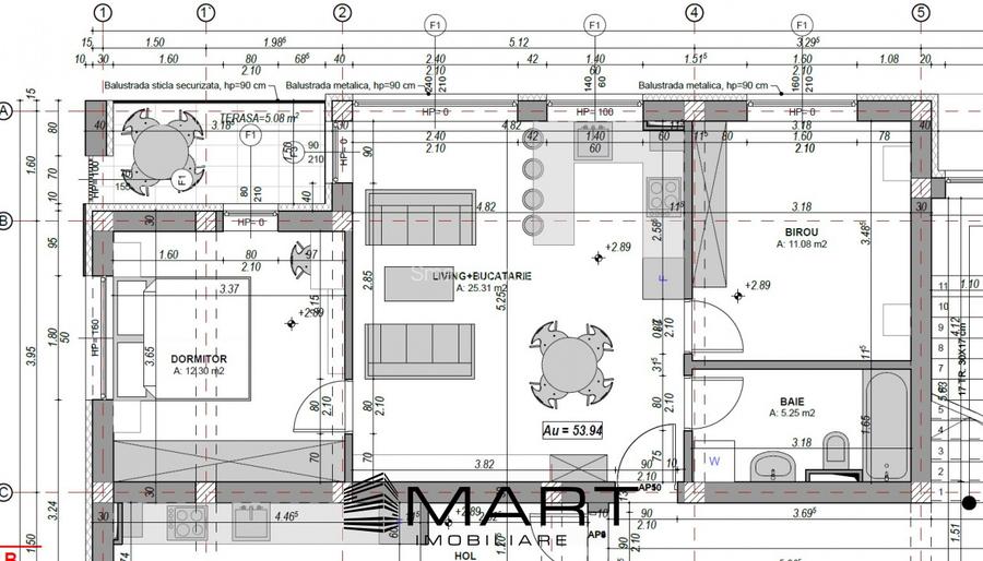 Apartament 54 mp etaj 1 cartier Davinci - 8