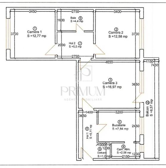 TAKE IONESCU - MEDICINA - 3 CAM - RENOVAT - MOBILAT/UTILAT - CENTRALA - LIFT- - 9
