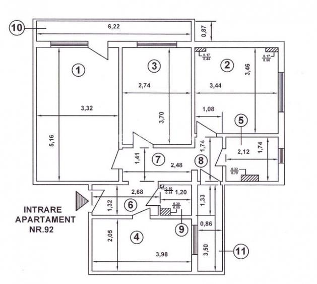 Kaufland Sălaj | 3 camere | 61mp | et 3 | bloc anvelopat | 99.000 euro - 10