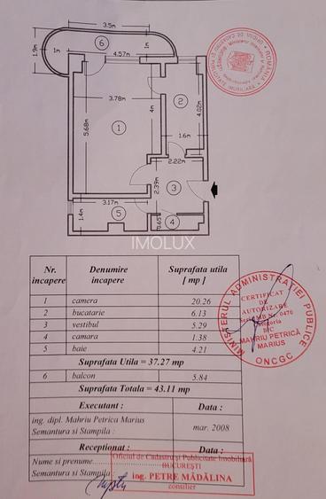 Garsonieră | Lacul Tei | 44mp | Spațioasă | Centrala | - 1