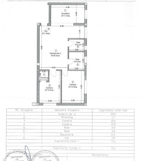 Apartament lux 3 camere, 70mp, gradina, zona Vivo - 15