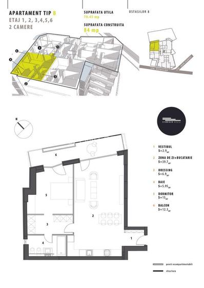 Apartament 2 camere bloc nou Cismigiu - 7