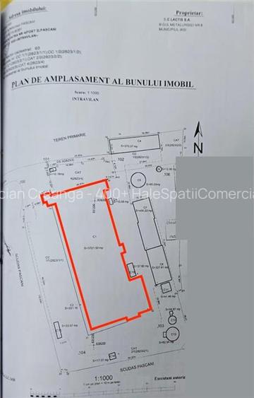 Hala/ spatiu comercial Pascani, 1500mp - 3