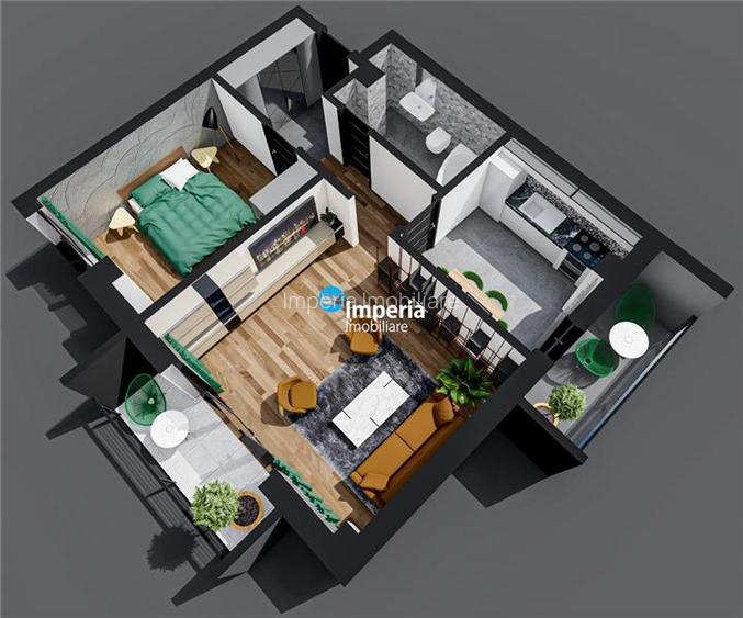 Apartament 1 cam D, Bl nou, 42 mp - 7