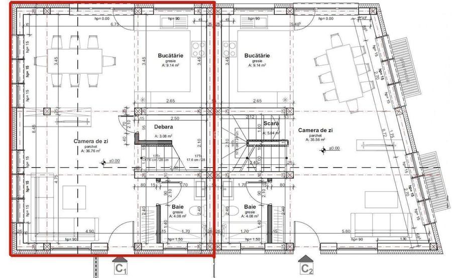 Duplex cu garaj, 156 mp Dambul Rotund - 5