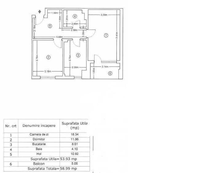 De vanzare apartament 2 camere Pacii, Rotar Park 1 - 7