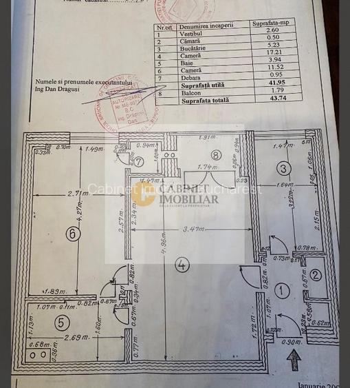 Creditabil I Etaj 6 I Universitate I 2 camere - 15