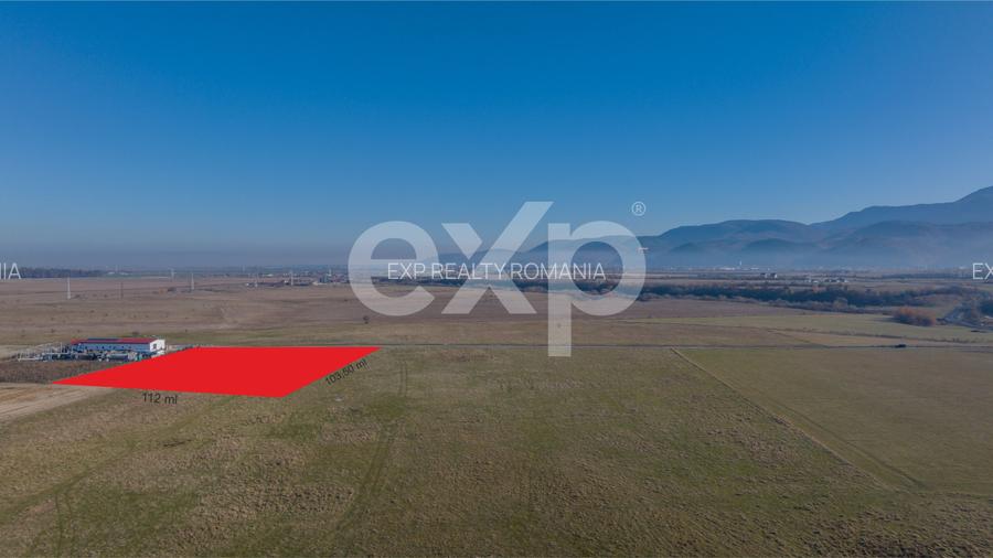 Teren 11.600 mp – Rasnov, zona Tabara, 230 m de DN 73 - 2