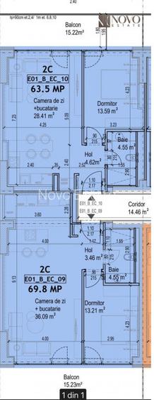 2 camere | One Lake District | TVA INCLUS | 50.000 euro discount  - 6