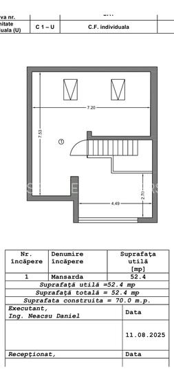 FARA COMISIOANE CASA TOP 5 camere P+1+ M 3 bai incalzire pardoseala LA CHEIE - 43