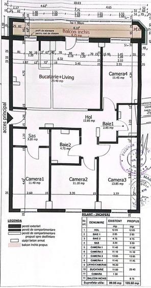 Apartament 5 camere, 100 mp, parter, pivniță 100 mp, zona Calvaria Mănăștur - 3