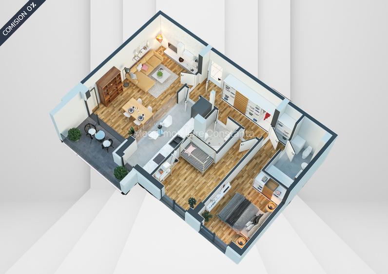 ✅Apartament premium» 3 camere la cheie | Fațadă ventilată | TVA inclus - 1