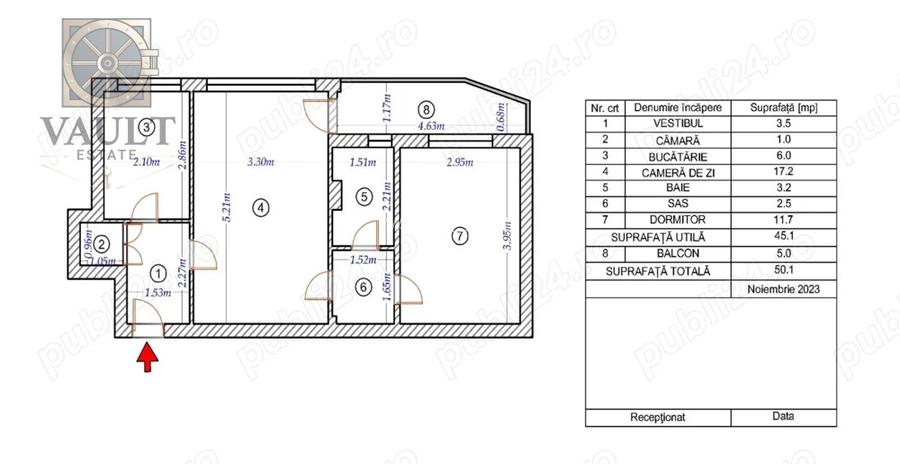 Apartament 2 camere Teiul Doamnei - 8