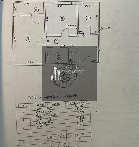 Apartament 2 camere decomandat 59 mp Luica Sector 4 - 1