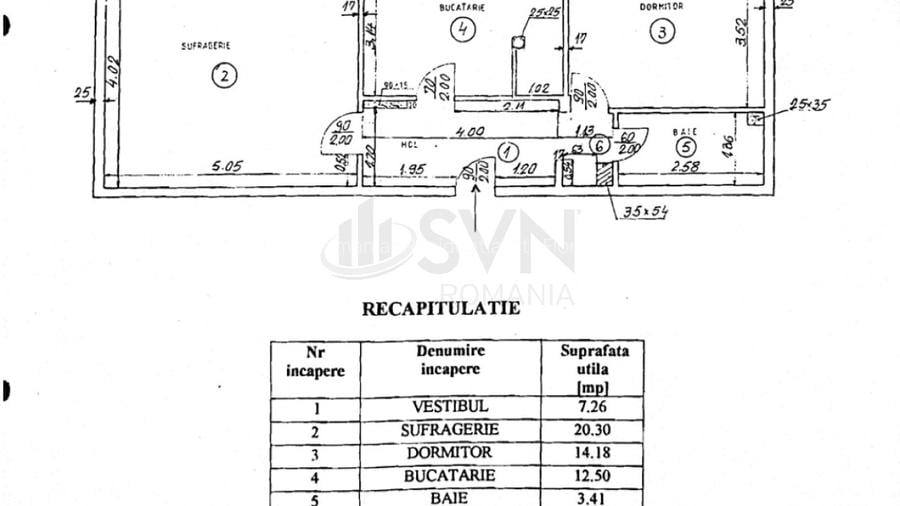 REA1025728 Apartament 2 camere Parter 13 Septembrie - 12