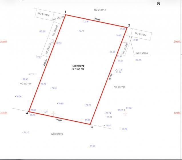 Teren intravilan 580 mp | Sector 3 | Deschidere 17 m | COMISION 0% - 6