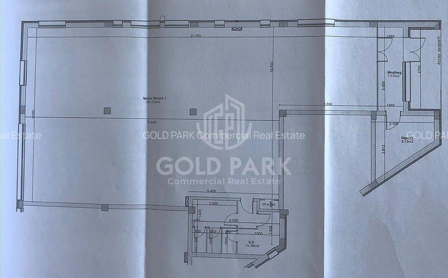 Spatiu de Birouri -330mp Zona Borhanci-Open Space/ 7 Parcari - 12