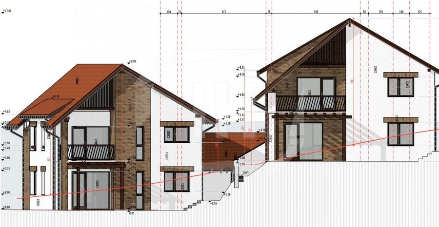 Casa cu 4 camere, garaj, 500 de mp teren