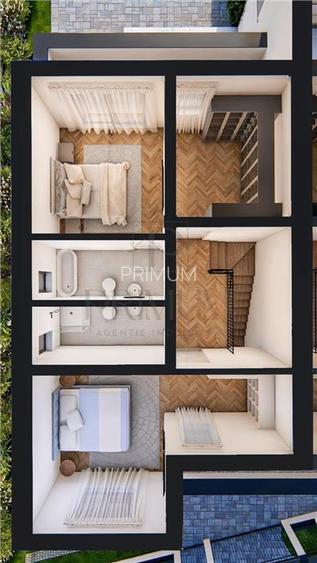 Duplex spatios - Cartier Plopi - toate utilitatile. - 8