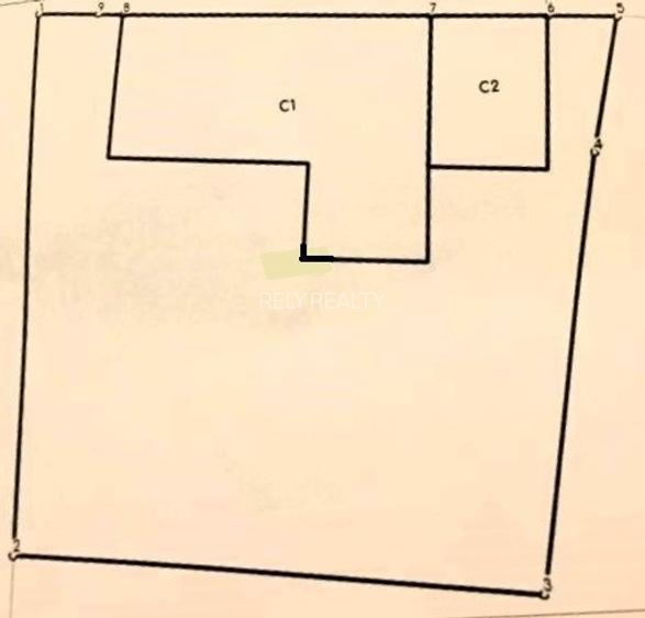 Teren zona Petricani / 122 mp / casa demolabila / D: 11.08 m / comision 0% - 2
