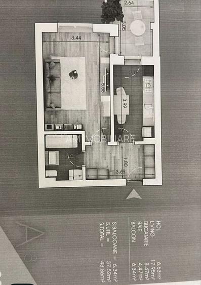 GARSONIERA THEODOR PALLADY, BUCATARIE INCHISA, CENTRALA, COMISION 0% - 7