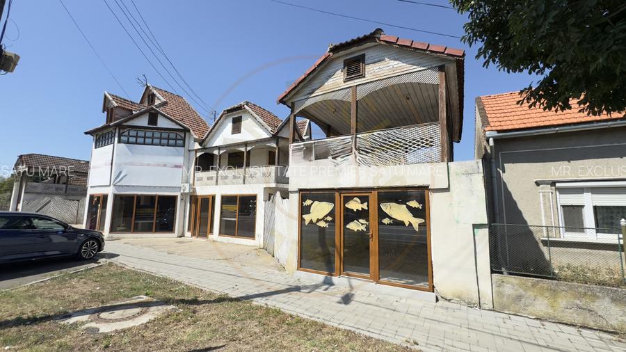 Spatiu de Inchiriat 184 mp, curte 280 mp, B-dul 25 Oct - Carei - 2