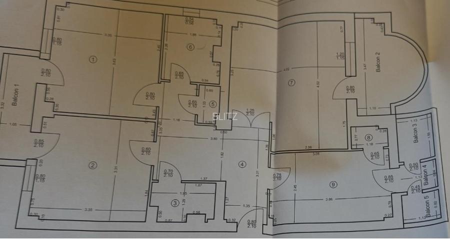 Apartament 3 camere, 80.90 mp, zona Ultracentral - 2