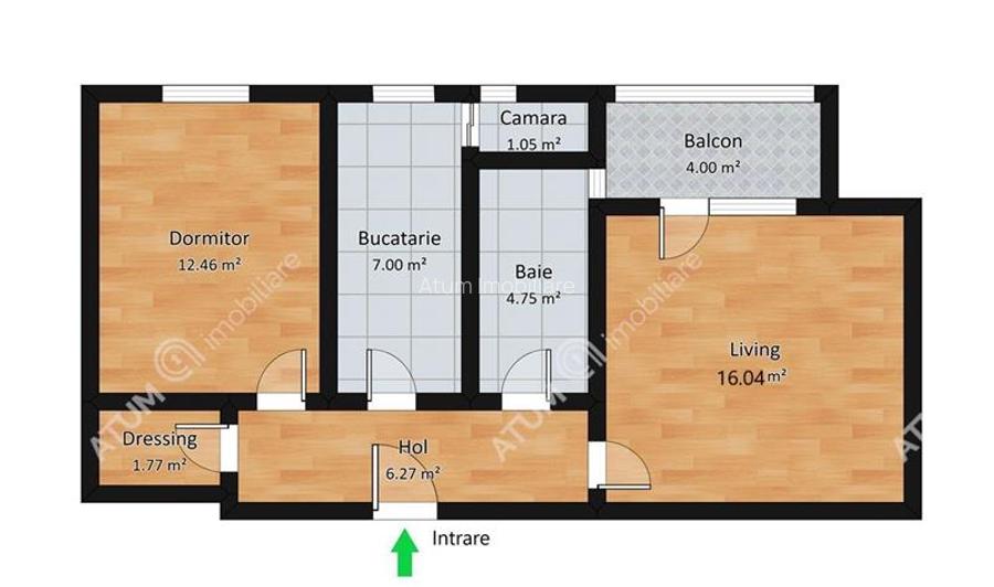 Apartament de 2 camere cu balcon si pivnita zona Vasile Aron din Sibiu - 7