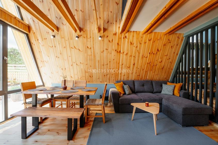 Afacere la cheie in Vatra Dornei, 2 cabane tip A Frame! - 16