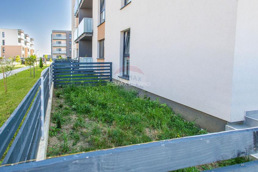 Apartament cu 2 camere cu gradina de vânzare - 34