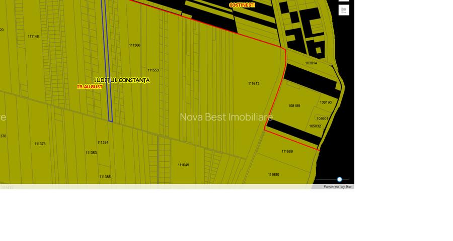 23August-tere extravilan 1ha la granita cu Costinesti  2 fronturi la DE - 3
