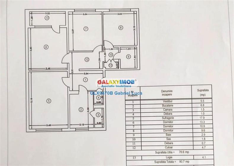 Apartament 4 camere 77mp | Decomandat | Bloc Reabilitat | Berceni | - 11