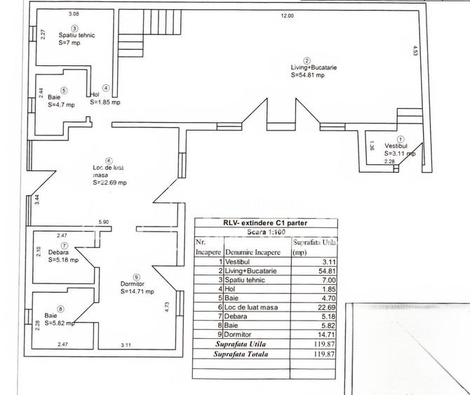 Casă Individuală de Vânzare | In Cisnădioara | 900 mp teren | 187 mpu - 2