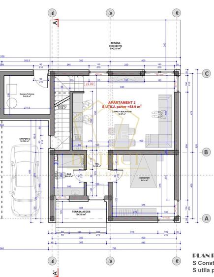 Duplex cu 4 camere, despărțit prin camera tehnica  | Mosnita Veche - 5