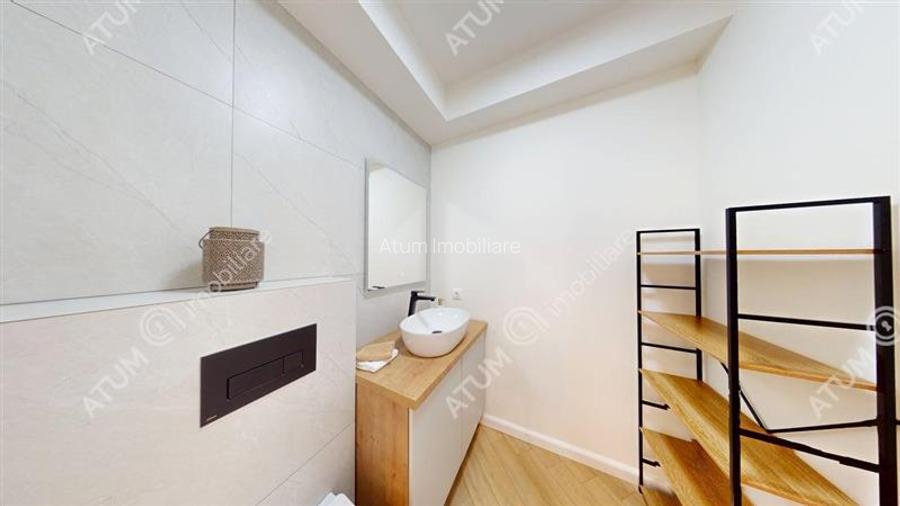 Penthouse 5 camere 3 bai parcare mobilat complet Turnisor Sibiu - 20