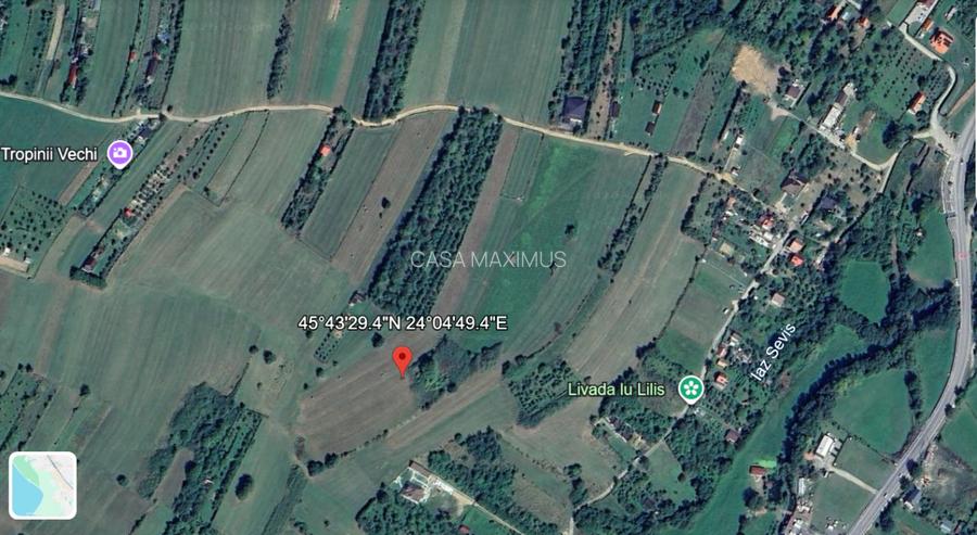 Teren intravilan 6.600 mp Tropinii Noi Rășinari –70 €/mp – PRIVELIȘTE PANORAMICĂ - 2