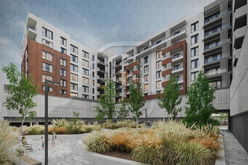 Apartament 2 camere, ansamblu rezidential securizat, metrou Aparatori - 10