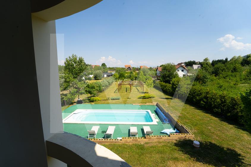 Vila exclusivista cu piscina si panorama de vis Cisnadioara - 20