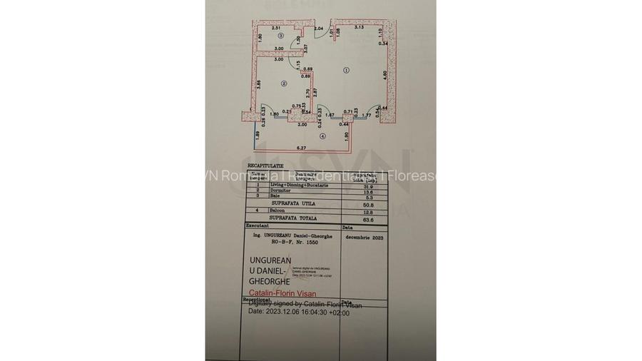 REA1026592 Apartament 2 camere cu parcare subterana - 12