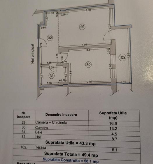 Apartament in rezidenta cu restaurant, piscina si loc de joaca