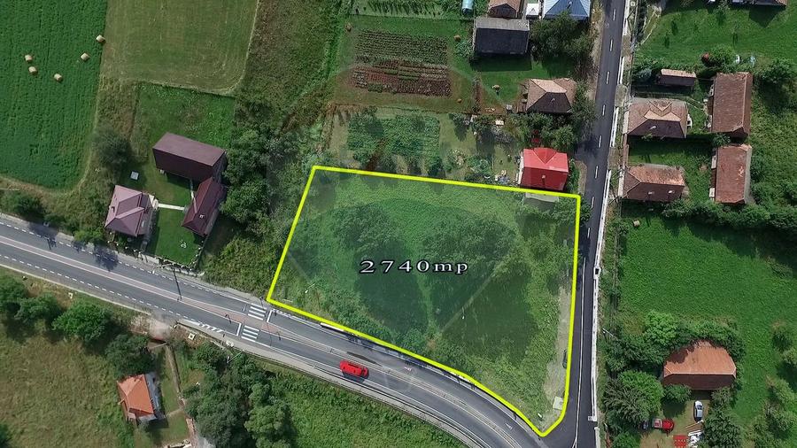 Teren 2,740mp Paniceni / Strada Principala