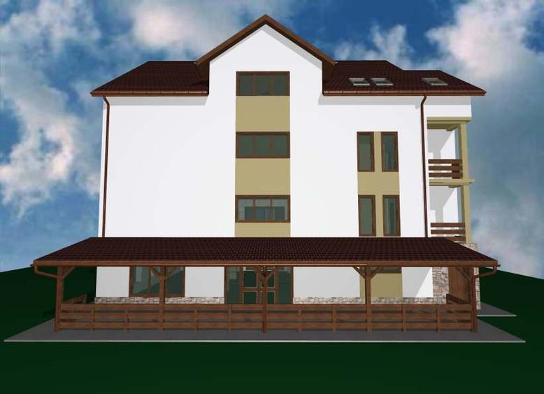 CASA LA ROSU CU PROIECT PENSIUNE - 712 MP
