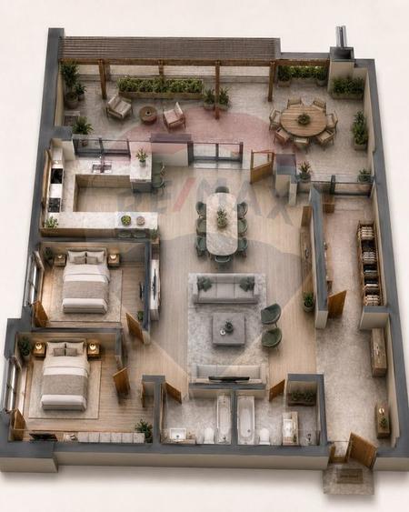 3 camere premium | 199 mp total | Zona Nord - Pipera