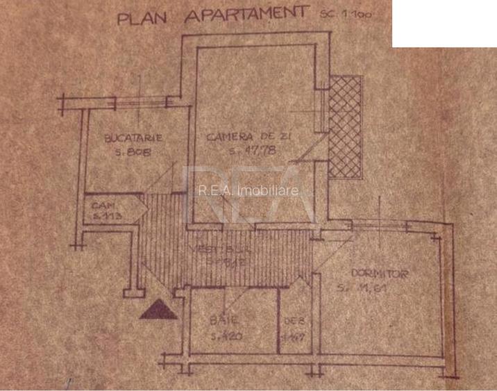 2 camere Pantelimon-Mega Mall decomandat, an 1980, 54 mp - 7